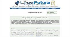 Desktop Screenshot of linea-futura.it