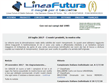 Tablet Screenshot of linea-futura.it